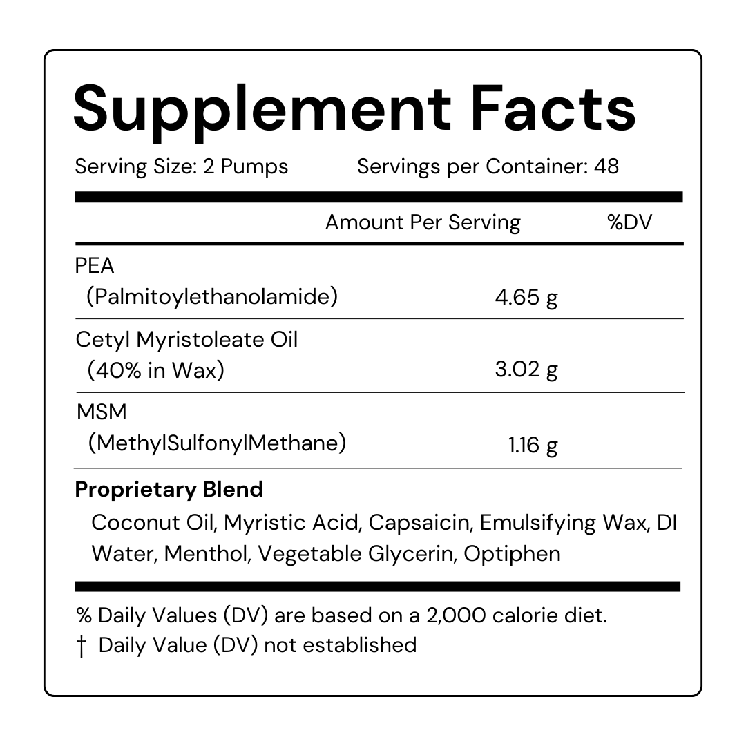 Discomfort Support with PEA