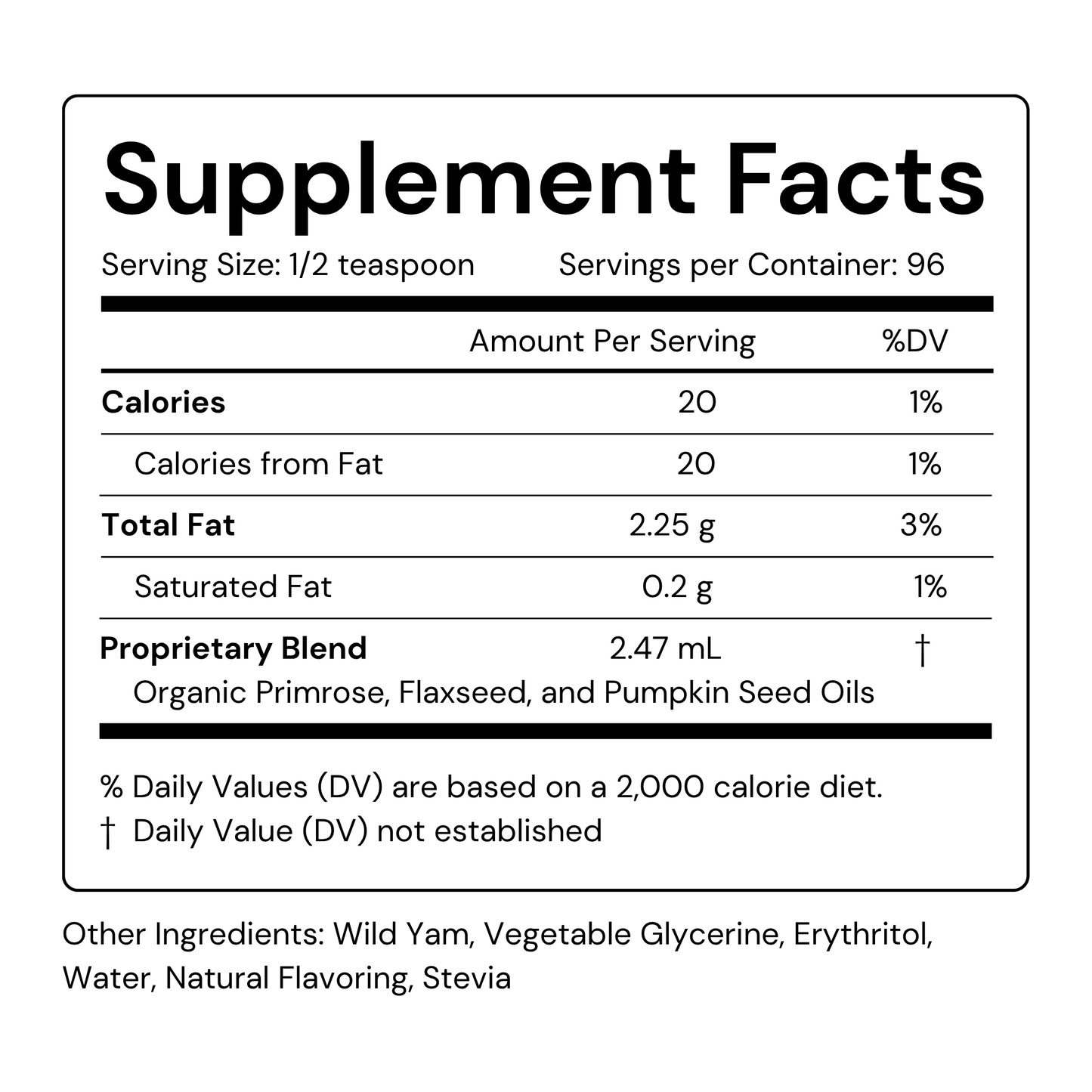 Plant Omega Oil
