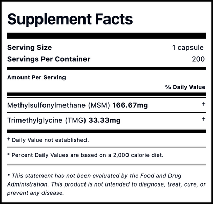Alpha Sulflex with TMG Protocol