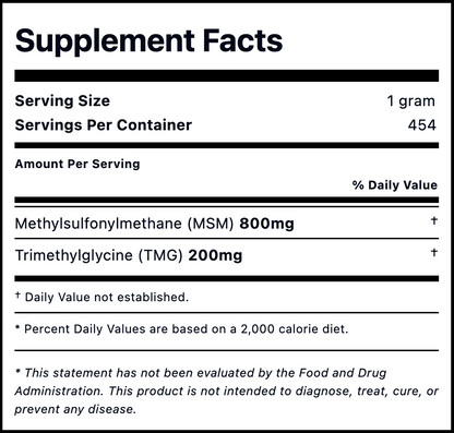 Alpha Sulflex with TMG Protocol