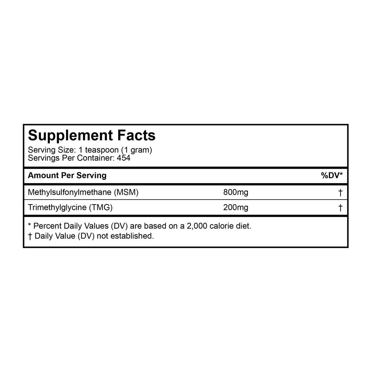 Alpha Sulflex with TMG