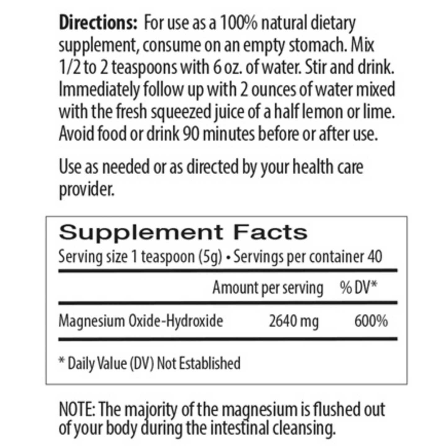 O2 Cleanse