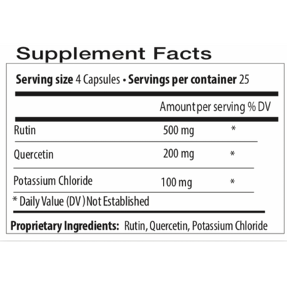 Quercetin, Rutin & Potassium